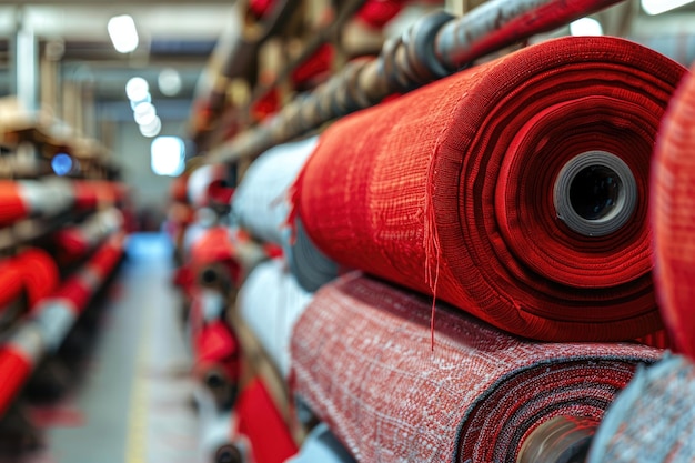 Polyester and cotton fabric rolls from PT Mayakawa Sejahtera - Indonesia textile supplier